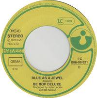 Be Bop Deluxe : Panic In The World (7", Single)