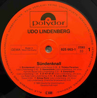 Udo Lindenberg : Sündenknall (LP, Album)