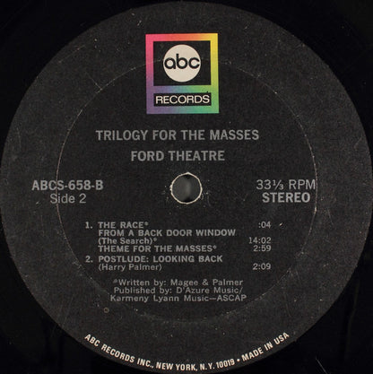 Ford Theatre : Trilogy For The Masses (LP, Album, Gat)