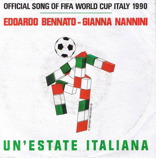 Edoardo Bennato - Gianna Nannini : Un'Estate Italiana (7", Single)