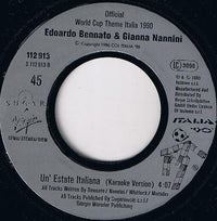 Edoardo Bennato - Gianna Nannini : Un'Estate Italiana (7", Single)