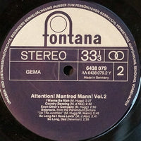 Manfred Mann : Attention! Manfred Mann! Vol. 2 (LP, Comp)