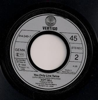 Soft Cell : Soul Inside (7", Single)