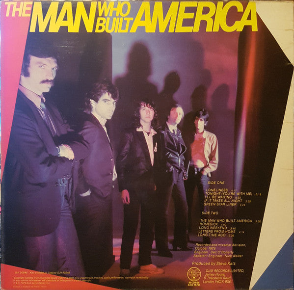 Horslips : The Man Who Built America (LP, Album)