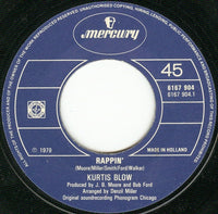 Kurtis Blow : Rappin' (7", Single)