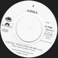 ABBA : Dancing Queen/Lay All Your Love On Me (7", Single)
