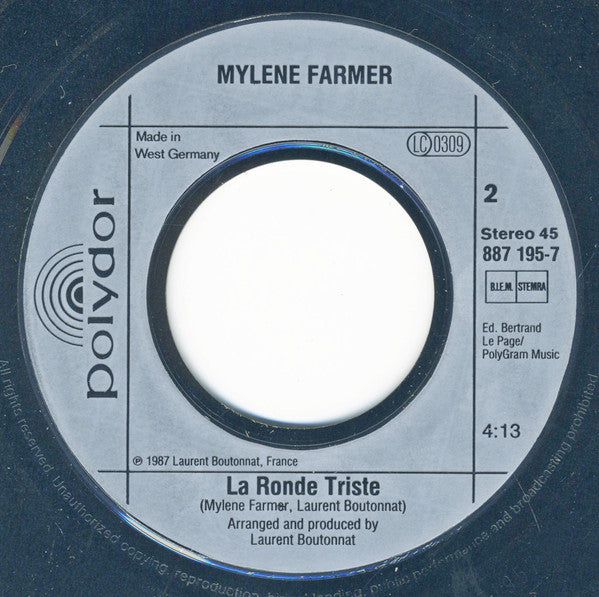 Mylene Farmer* : Sans Contrefaçon (7", Single)