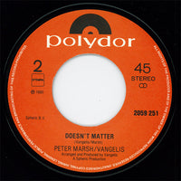Peter Marsh & Vangelis : Don't Be Foolish (7", Single)