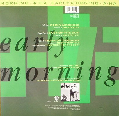 a-ha : Early Morning (12", Single)