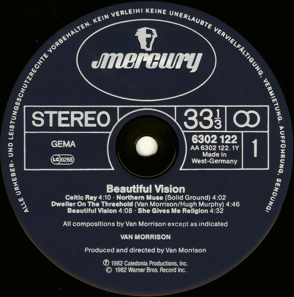 Van Morrison : Beautiful Vision (LP, Album)