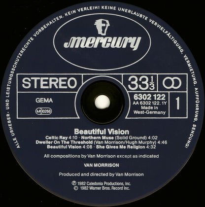 Van Morrison : Beautiful Vision (LP, Album)