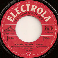 Tony Renis : Quando, Quando, Quando (7", Single)
