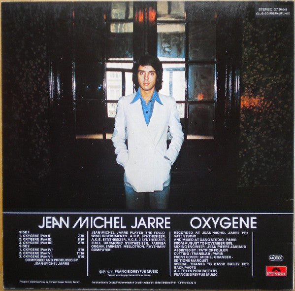 Jean Michel Jarre* : Oxygene (LP, Album, Club)