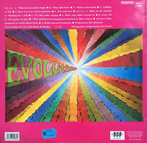 The Hollies : Evolution (LP, Album, Mono, RE)