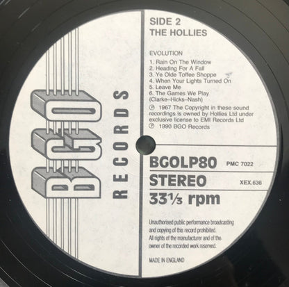 The Hollies : Evolution (LP, Album, Mono, RE)