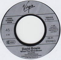 David Bowie : When The Wind Blows (7", Single)