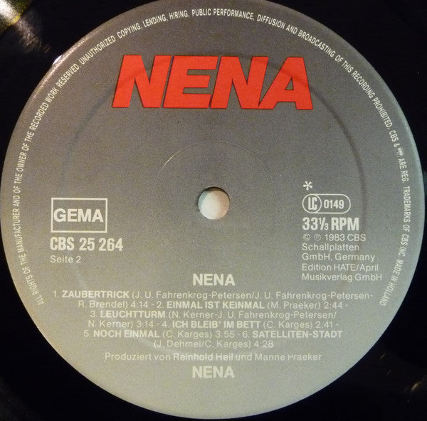 Nena : Nena (LP, Album, Club)