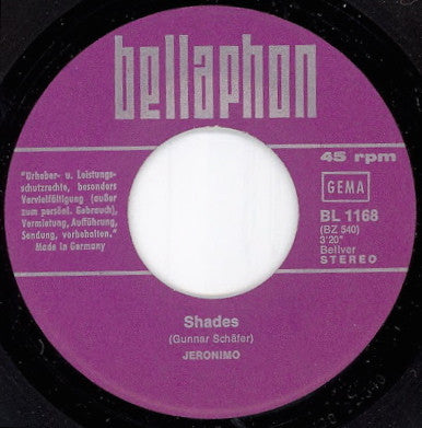Jeronimo (2) : Understanding / Shades (7", Single)