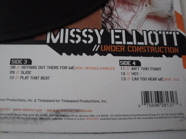 Missy Elliott : Under Construction (2xLP, Album)