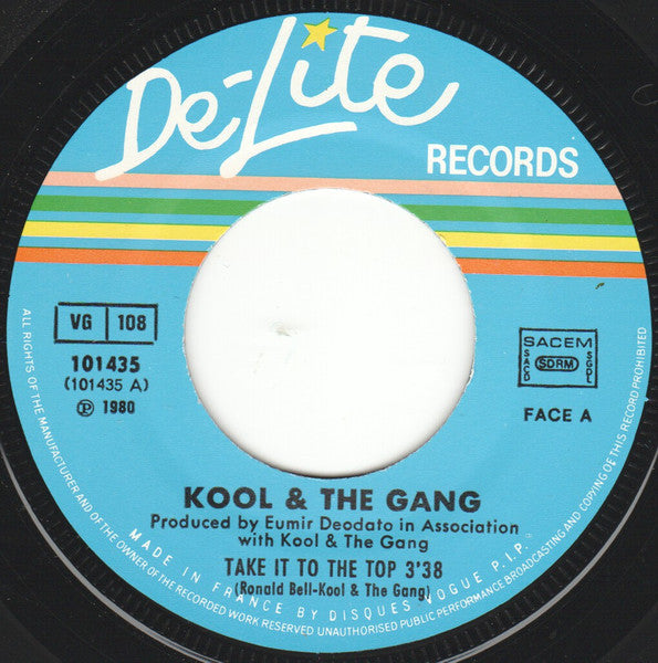 Kool & The Gang : Take It To The Top / Love Affair (7", Single)