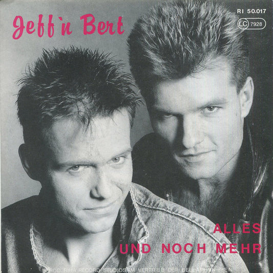 Jeff'N Bert : Alles, Und Noch Mehr (7", Single)