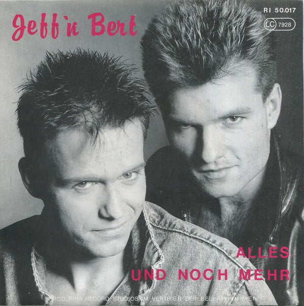 Jeff'N Bert : Alles, Und Noch Mehr (7", Single)