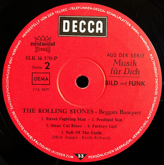 Rolling Stones* : Beggars Banquet (LP, Album)
