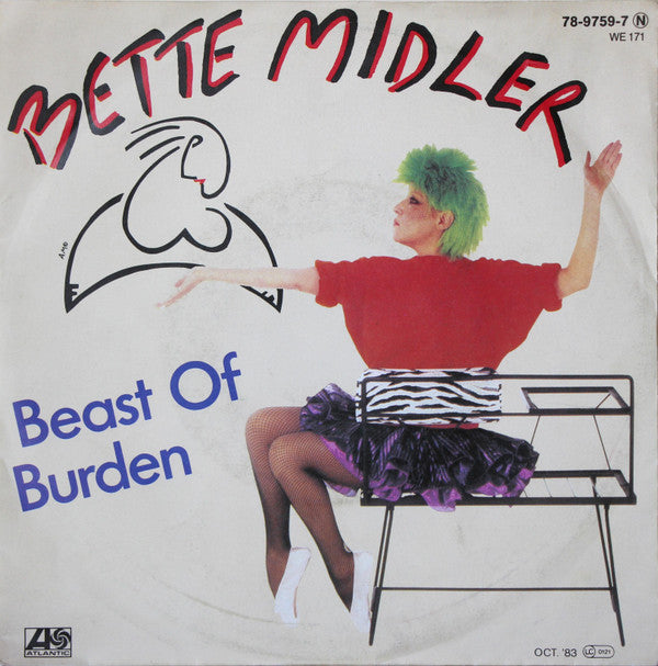 Bette Midler : Beast Of Burden (7", Single)