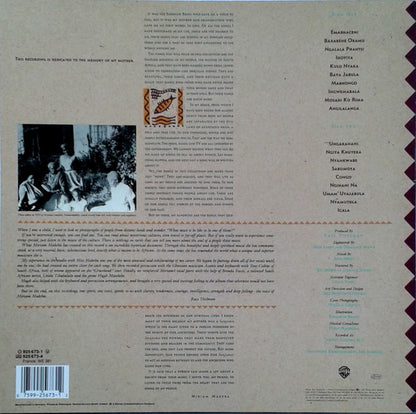 Miriam Makeba : Sangoma (LP, Album)