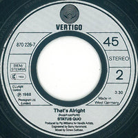 Status Quo : Ain't Complaining (7", Single, Mou)
