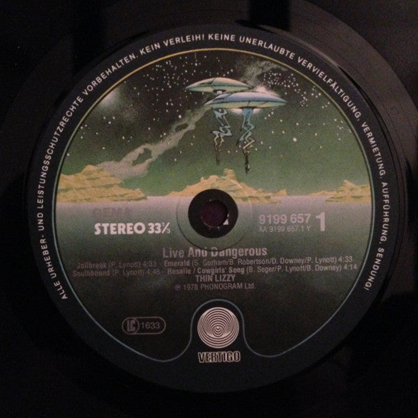 Thin Lizzy : Live And Dangerous (2xLP, Album)