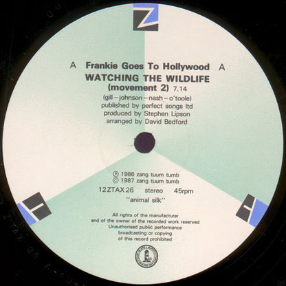 Frankie Goes To Hollywood : Watching The Wildlife (Movement 2) (12", Single)
