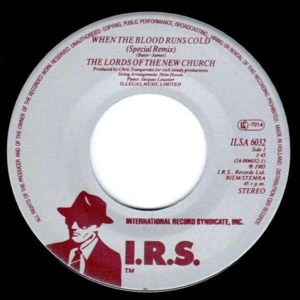 The Lords* : When The Blood Runs Cold (Special Remix) (7", Single)