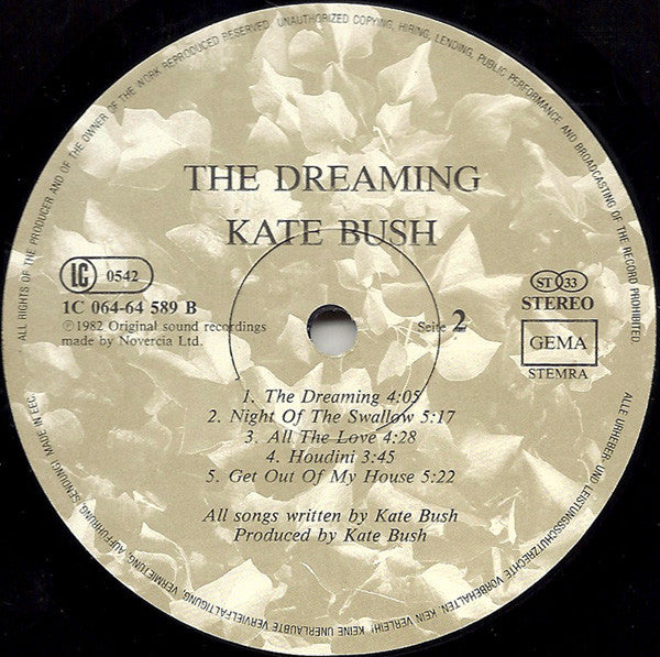 Kate Bush : The Dreaming (LP, Album)