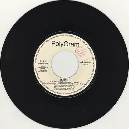 Bjork* / Wet Wet Wet : Play Dead / Cold Cold Heart (7", Jukebox, Promo)