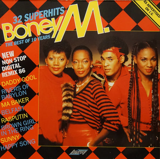 Boney M. : The Best Of 10 Years  (LP, Comp, Mixed)