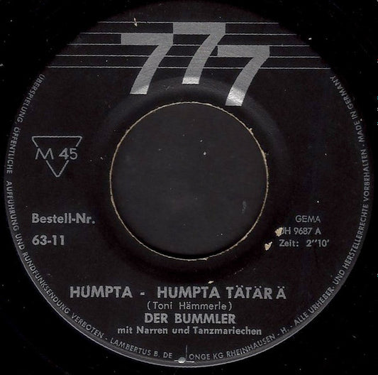 Der Bummler : Humpta-Humpta Tätär Ä (7", Single)