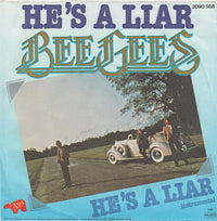 Bee Gees : He's A Liar (7", Single)