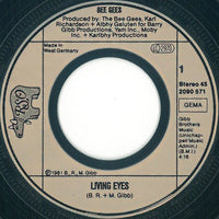 Bee Gees : Living Eyes (7", Single)