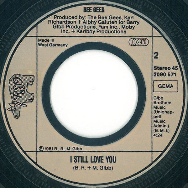Bee Gees : Living Eyes (7", Single)