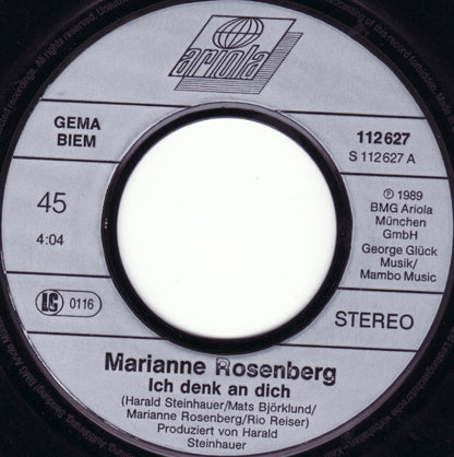 Marianne Rosenberg : Ich Denk An Dich (7", Single)