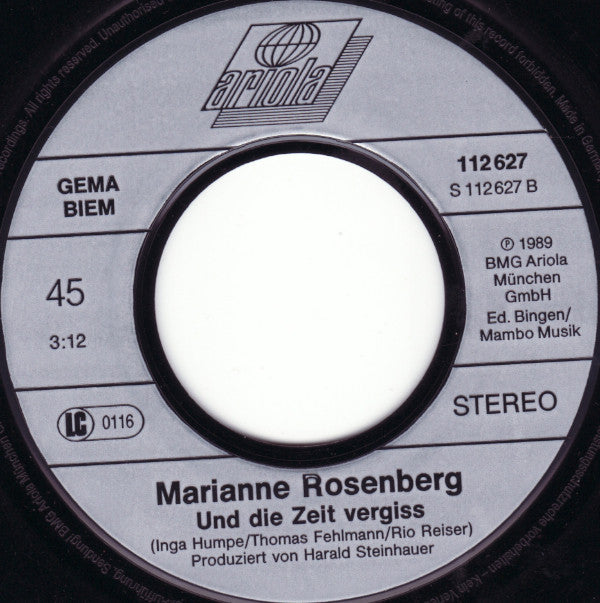 Marianne Rosenberg : Ich Denk An Dich (7", Single)