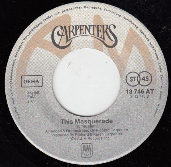 Carpenters : Please Mr. Postman (7", Single)