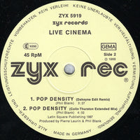 Live Cinema : Pop Density (12")
