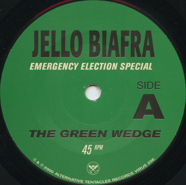 Jello Biafra : Emergency Election Special (7", Single, M/Print)
