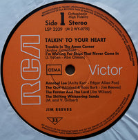 Jim Reeves : Talkin' To Your Heart (LP, Album)