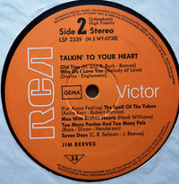 Jim Reeves : Talkin' To Your Heart (LP, Album)