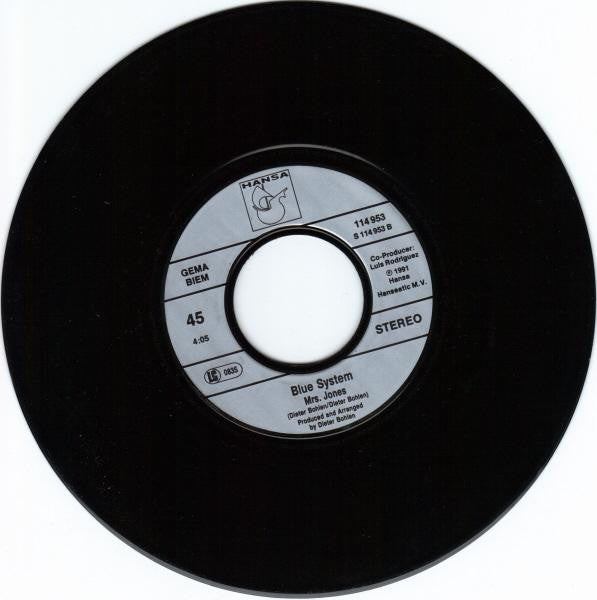 Dionne Warwick & Dieter Bohlen / Blue System : It's All Over (7", Single)