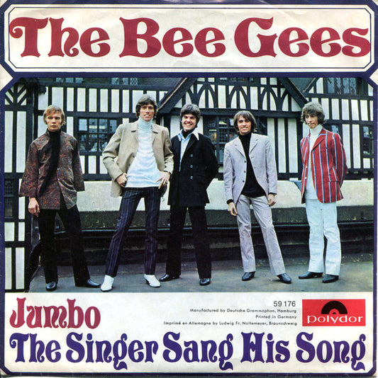 The Bee Gees* : Jumbo / The Singer Sang His Song (7", Single)