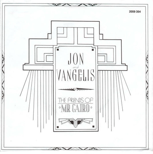 Jon And Vangelis* : The Friends Of Mr. Cairo (7", Single)